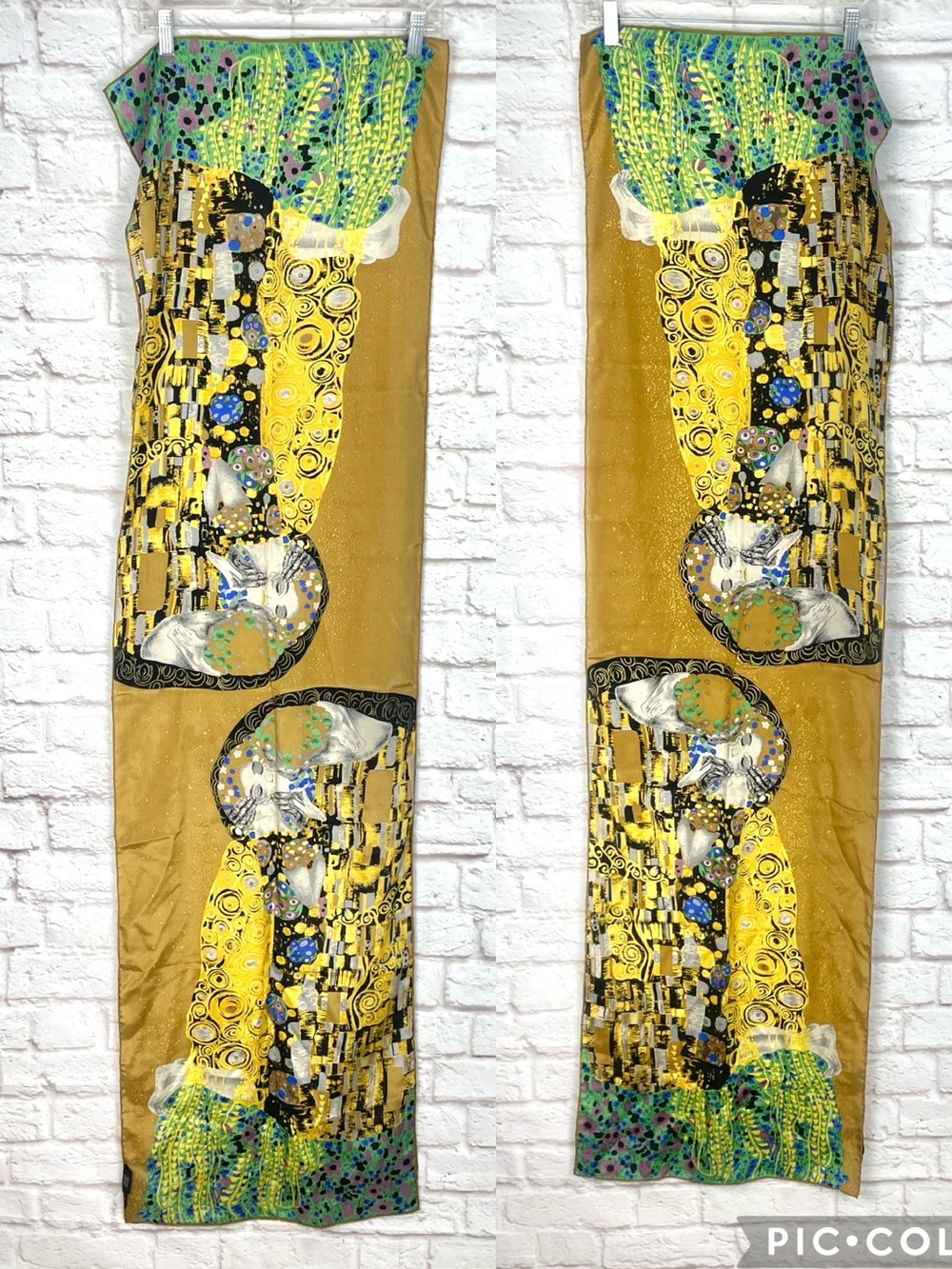 Striessnig Gustav Klimt 100% Silk Art Scarf Wrap Shawl
